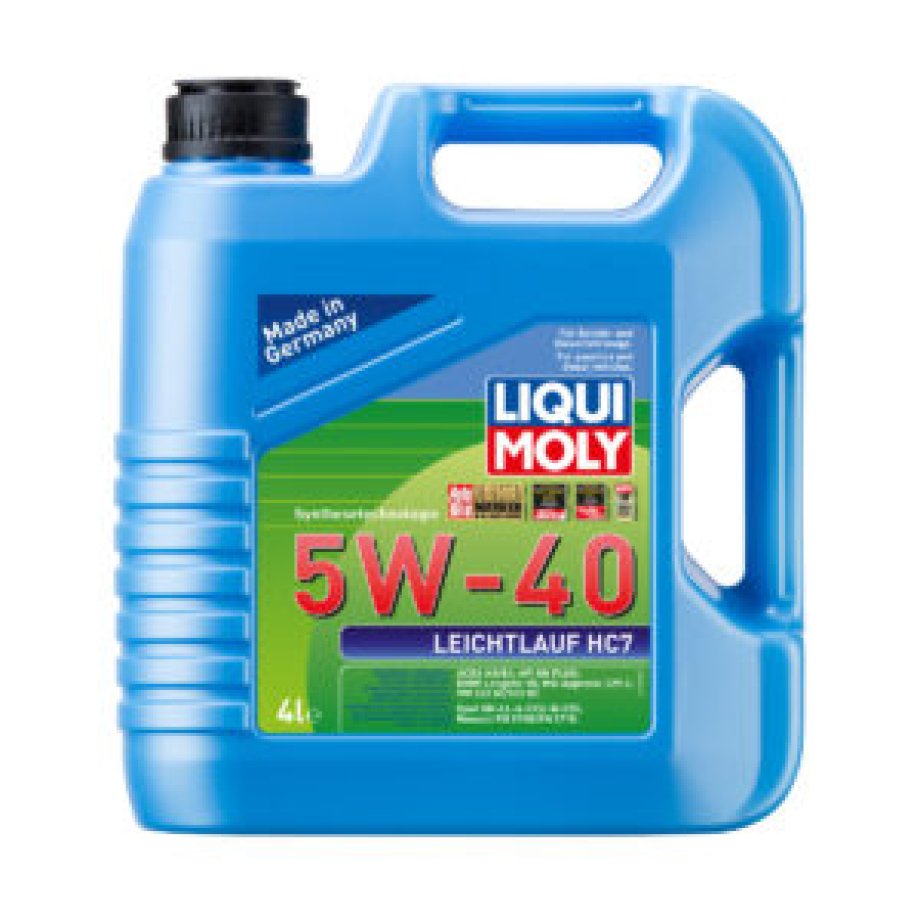Leichtlauf HC7 5W40 (4L) Synthetic Engine Oil – Advanced wear protection fo ula recommended for heavy duty cars + Up to 10,000km service interval
