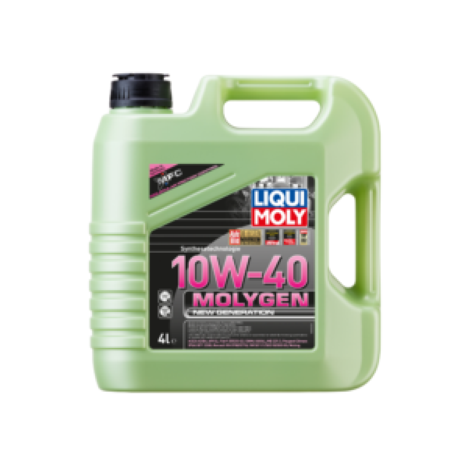 Molygen New Generation 10W40 Engine Oil – Excellent engine protection and greatly reduces friction + Up to 10,000km service interval