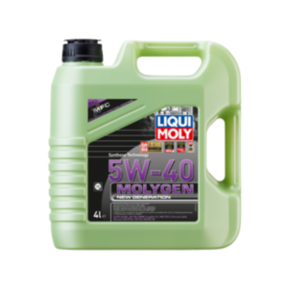 Molygen New Generation 5W40 Engine Oil – Excellent engine protection and greatly reduces friction + Up to 10,000km service interval