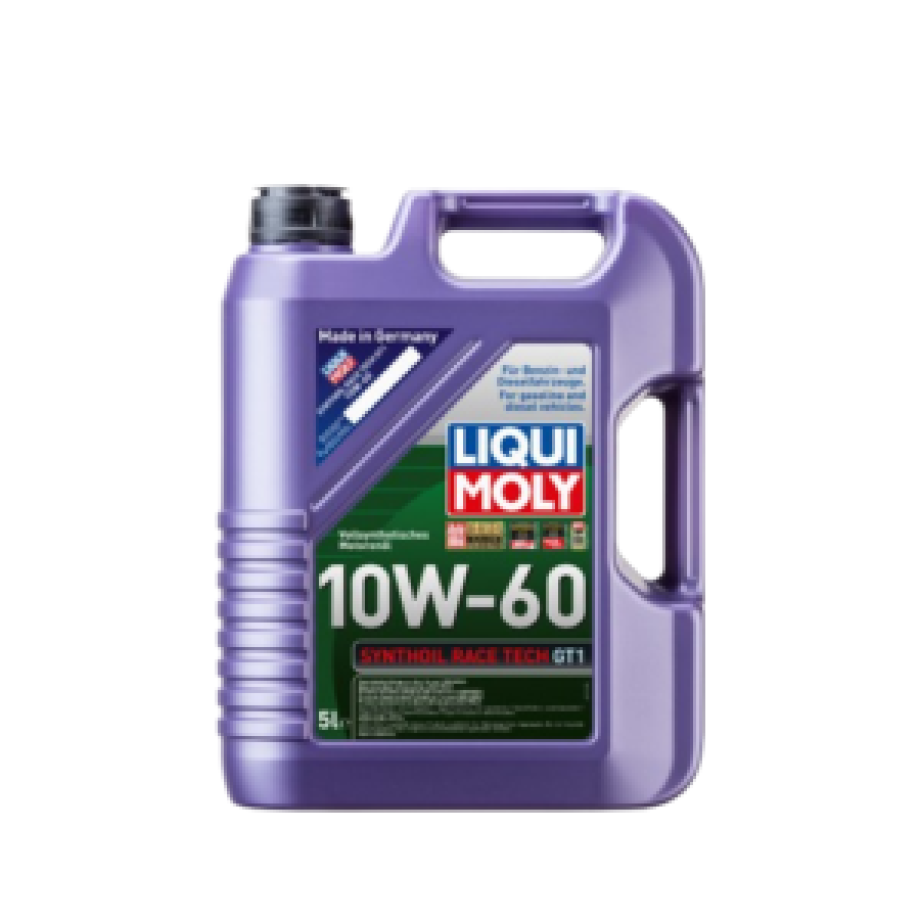 Synthoil Race Tech GT1 10W60 Fully Synthetic Engine Oil (5L) – Maximum lubrication + Extreme wear protection + Racing perfo ance